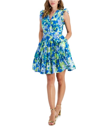 Ruffled Mini Dress
