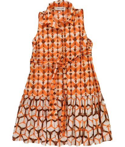 Printed Shirtdress A-line Dress