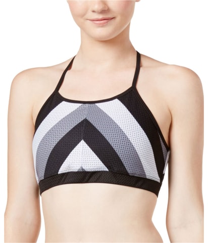 Chevron Mesh Sports Bra