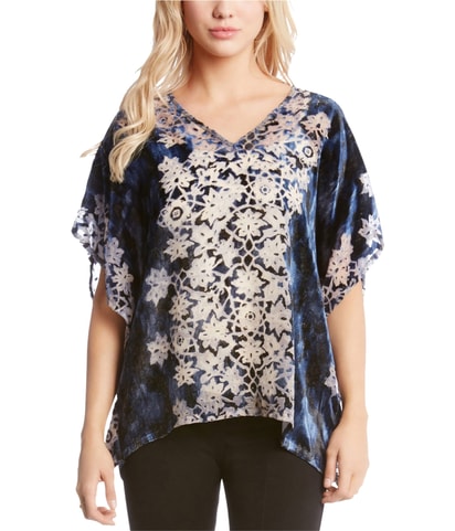 Burnout Velvet Shell Blouse
