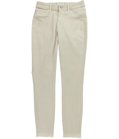 Carly Raw Hem Straight Leg Regular Cropped Jeans