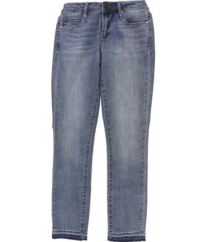 Raw Hem Carly Straight Leg Regular Cropped Jeans