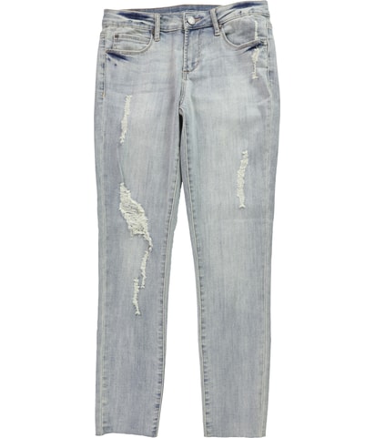 Carly Raw Hem Straight Leg Regular Cropped Jeans