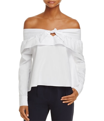 Off The Shoulder Shell Blouse