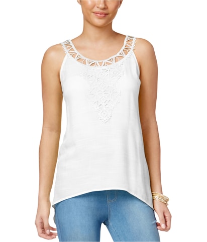 Crochet Applique Tank Top
