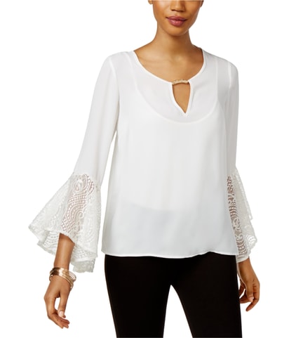 Bell Sleeves Peplum Blouse