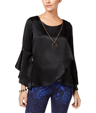 Ruffled Knit Blouse
