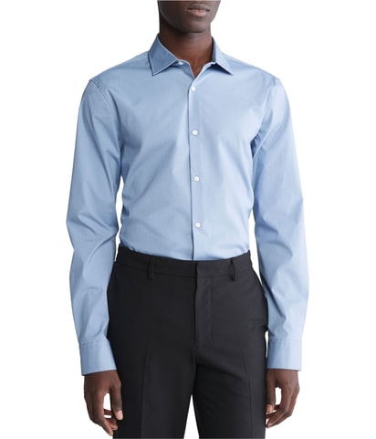 Slim Fit Supima Stretch Button Up Shirt