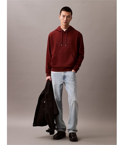 Embroidered Logo Hoodie Sweatshirt