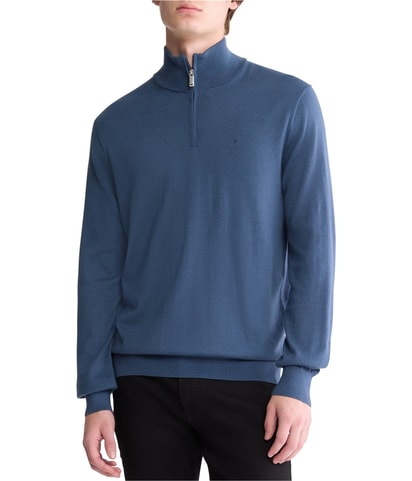 Long Sleeve Quarter-Zip Pullover Sweater