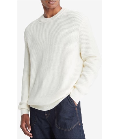 Ribbed Collar Knit Sweater