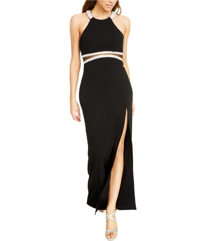 Side Slit Gown Dress