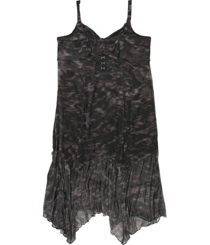 Tiered Mesh Maxi Dress
