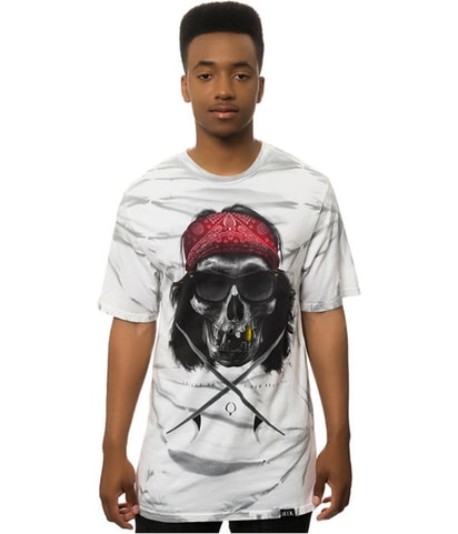 The Crossed Skull V2 Tie Dye Graphic T-Shirt