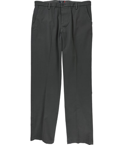 Solid Straight Classic Khakis Casual Pants