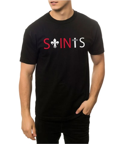Black Scale The Saints Graphic T-Shirt