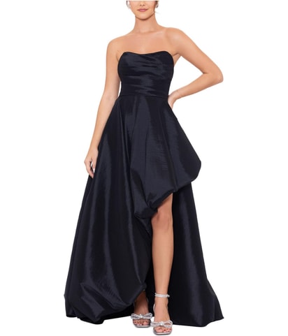Strapless High Low Gown Dress
