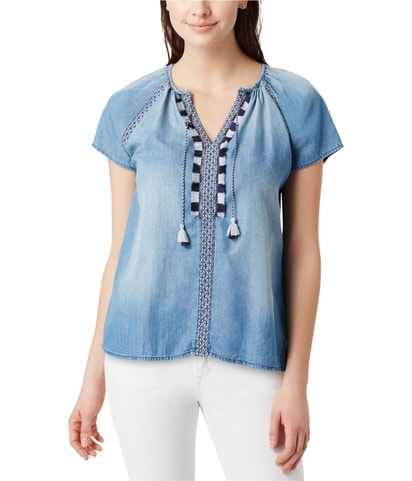 Lelah Fringe Knit Blouse