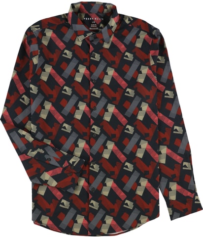 Expandable Coller Button Up Shirt