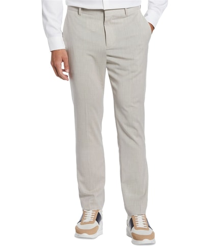 Slim-Fit Flat Front Stretch Straight Leg Slim Slacks Dress Pants