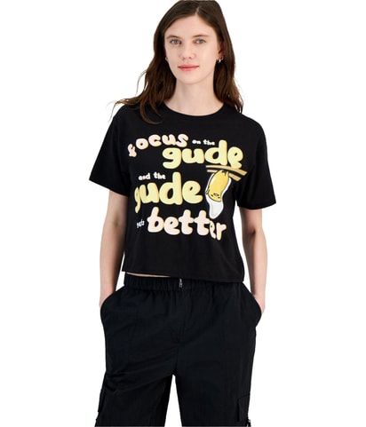 Love Tribe Sanrio Gudetama Print Graphic T-Shirt