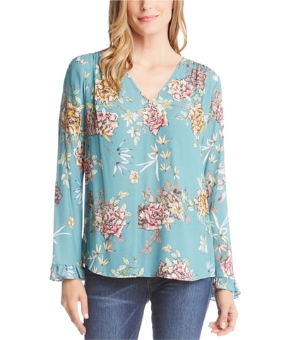 Floral Ruffled Blouse