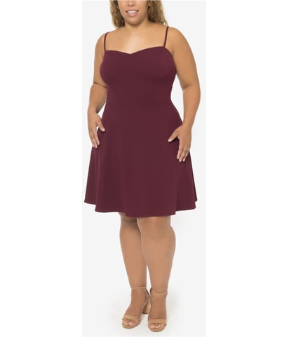 Strappy Back Trapeze Dress
