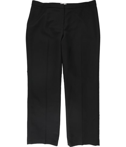 Solid Straight Leg Dress Pants
