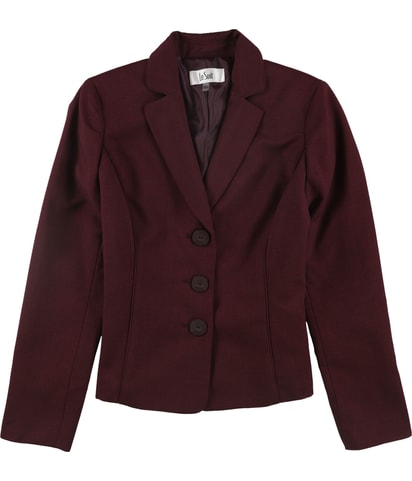 Solid Three Button Blazer Jacket