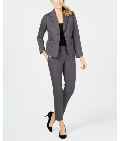 Twill Notch Collar Two Button Blazer Jacket