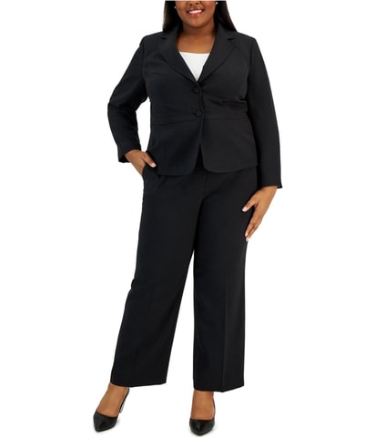 Crepe Solid Two Button Blazer Jacket