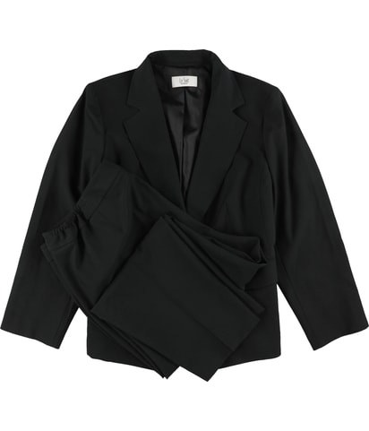 2 Piece Solid Pant Suit