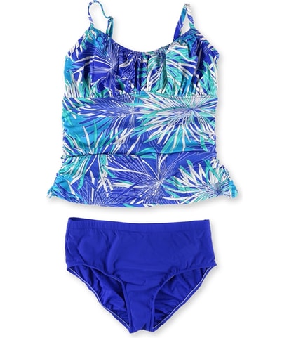 Printed Basic Brief 2 Piece Tankini