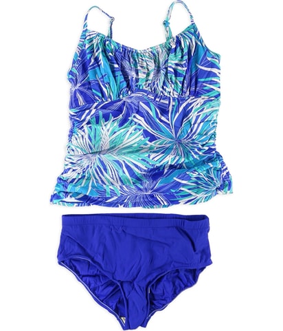 Printed Basic Brief 2 Piece Tankini