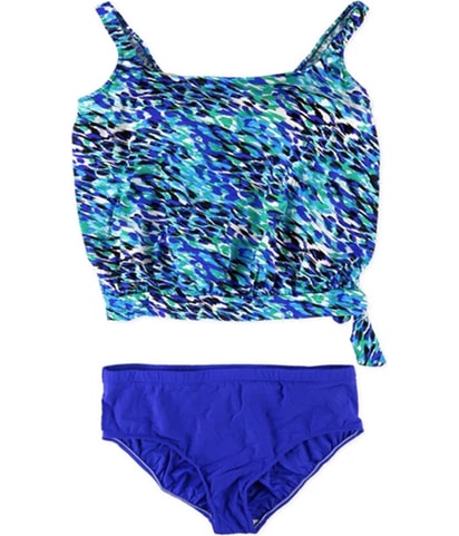 Side-Tab Blouson Brief 2 Piece Tankini