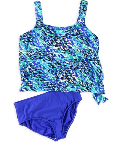 Waist Tie Brief 2 Piece Tankini