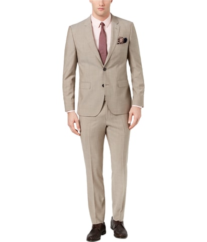 Heathered Straight Leg Slacks Dress Pants