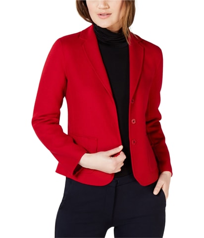 Veranda Wool Three Button Blazer Jacket