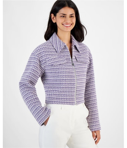 Woven Cropped Jacket