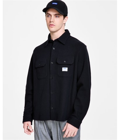 Oversized-Fit Shirt Jacket