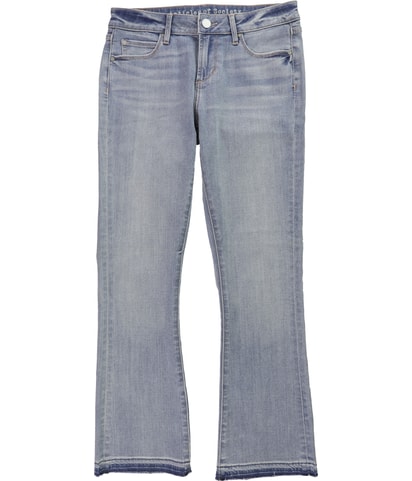London Distressed Flare Regular Cropped Jeans