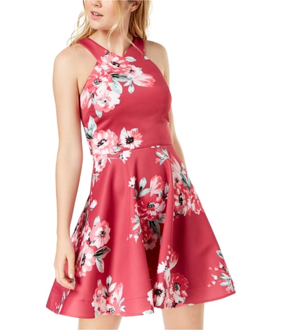 Scuba Fit & Flare Dress