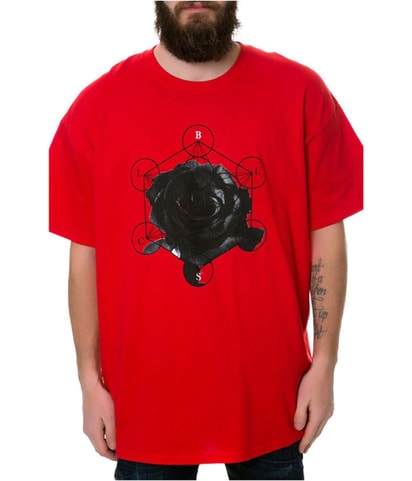 Black Scale The Metation Rose Graphic T-Shirt