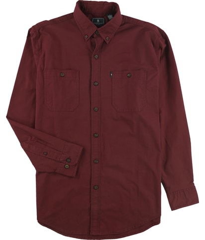 Stretch Twill Button Up Shirt