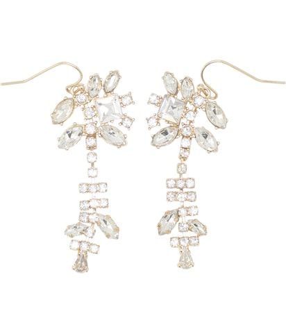 Rhinestones Chandelier Earrings