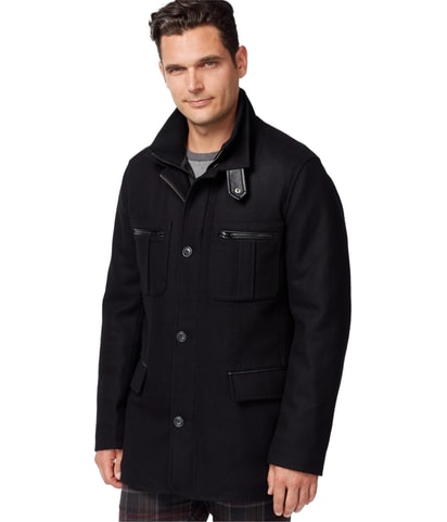 Wool Blend Melton Field Jacket