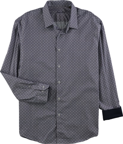 Meddalion Print Button Up Shirt