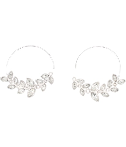 Leaves Hoop Earrings