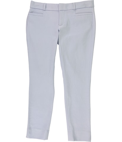 Solid Tapered Cropped Capri Casual Pants