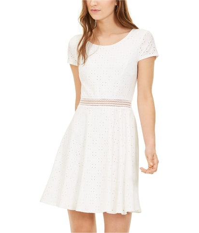 Ruffle Waist A-line Dress